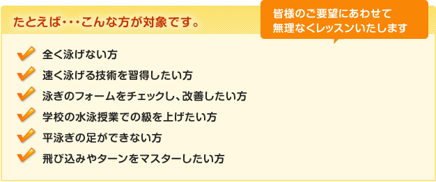 たとえば・・・こんな方が対象です。